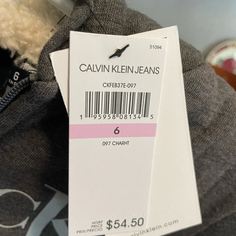 NWT Calvin Klein kids winter jacket size 6